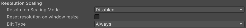 Resolution Scaling settings for OpenHarmony.