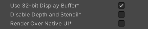 Other resolution and presentation settings for OpenHarmony.