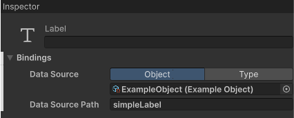 Set the VisualElement binding datasource